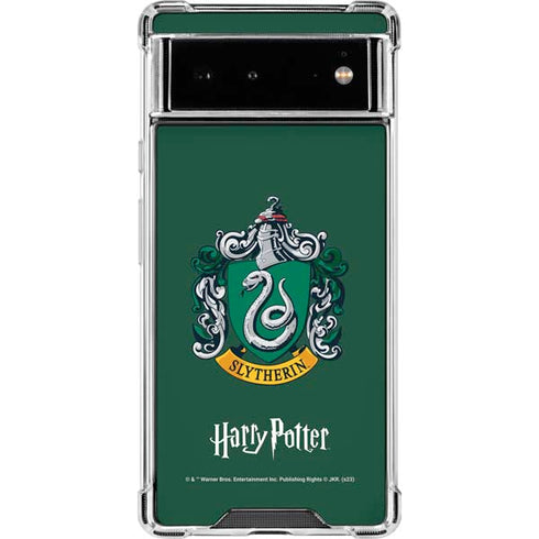 Wizarding World Harry Potter Slytherin House Crest Google Pixel 6 Clear Case